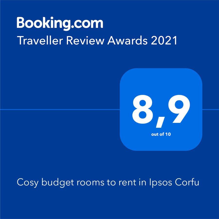 Cosy Budget Rooms To Rent In Ipsos Corfu ภายนอก รูปภาพ