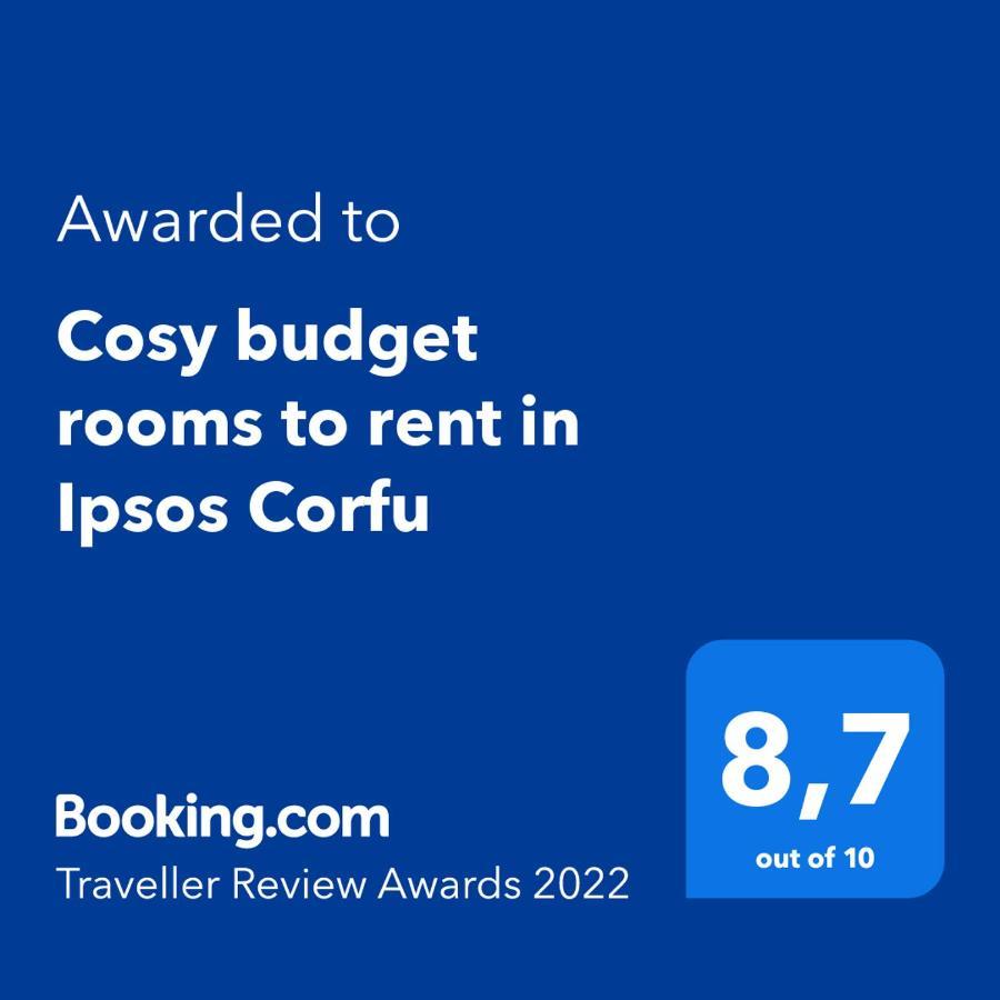 Cosy Budget Rooms To Rent In Ipsos Corfu ภายนอก รูปภาพ